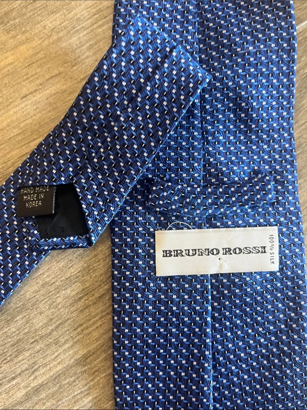 Classic Navy Textured Tie for Men